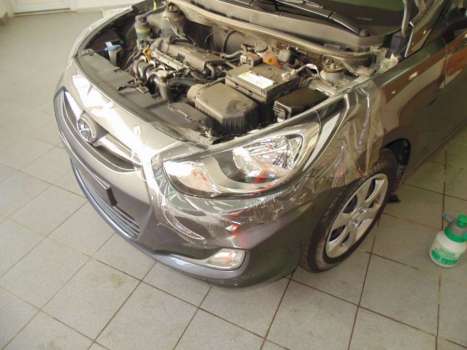 Бронирование фар hyundai